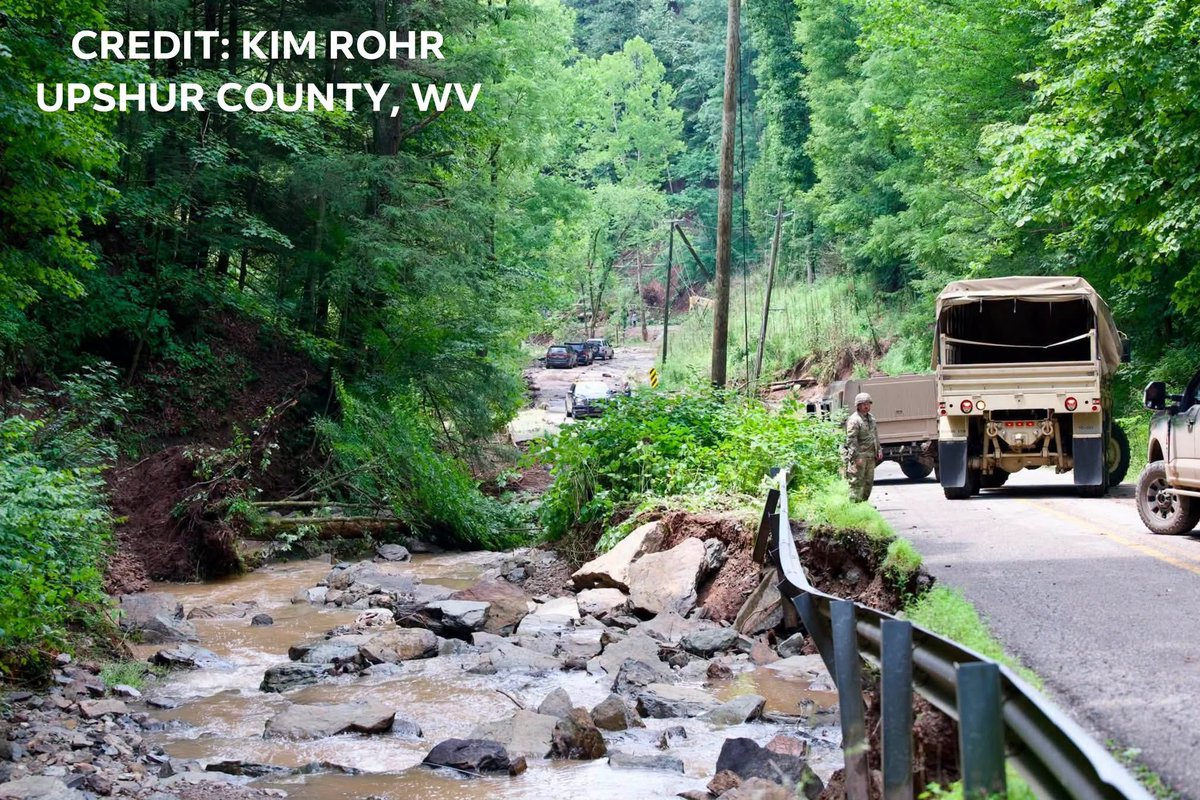 GaudetWeather's tweet photo. FLOOD DAMAGE: The Stonecoal Creek area in western Upshur County, West Virginia was one of the hardest hit areas by the flash flooding on Tuesday, July 21st. This is also near the area where the two tragic fatalities occurred. #wvwx #wvstrong https://t.co/PZc6wLyqcT