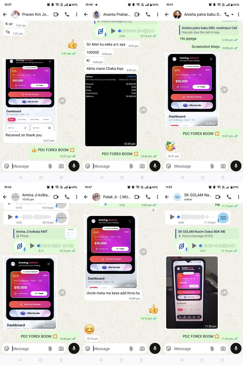 PdcChinuBuilder's tweet photo. CONGRATULATIONS 👏🎉 ALL STUDENTS 
FREE DOLLAR MIL GAYA APP SAB KO..

10,000 $ SE LEKAR 50,000 DOLLAR, EK EK KO MILA HAI 🆓 PDC FOREX BOOM 💥 

*PDC APPS DOWNLOAD* 
https://t.co/k9beiIWmcV

*FULL VIDEO*
https://t.co/C7hMVVa2ZM

 *NYS FUND*
https://t.co/SCoLCEu3hx https://t.co/LvU6aSx29W