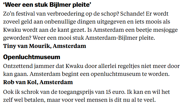 Matthijs85's tweet photo. Stadsbestuur reguleert Kwaku kapot https://t.co/GFsqy14hER
"Geef Kwaku een langetermijngarantie, als onderdeel van de Route naar Herstel!
Anders zijn al die woorden van spijt aan de Surinaamse gemeenschap niet veel waard.." #Amsterdam #raad020 #Zuidoost https://t.co/fD6CmDvKAh