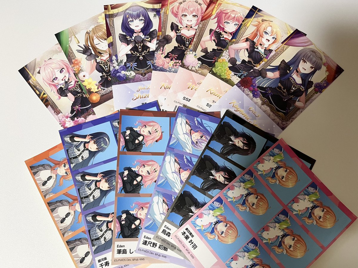 mhtk_mhtk's tweet photo. 昨日再び行ってきました!

ガラポン再挑戦はA賞２つ出て先日のを取り返せました。
クリアカードは今回も静香ならず…
明後日はDJ！

 #ユメステ
 #ワールドダイスター https://t.co/VnFAr0qLFq