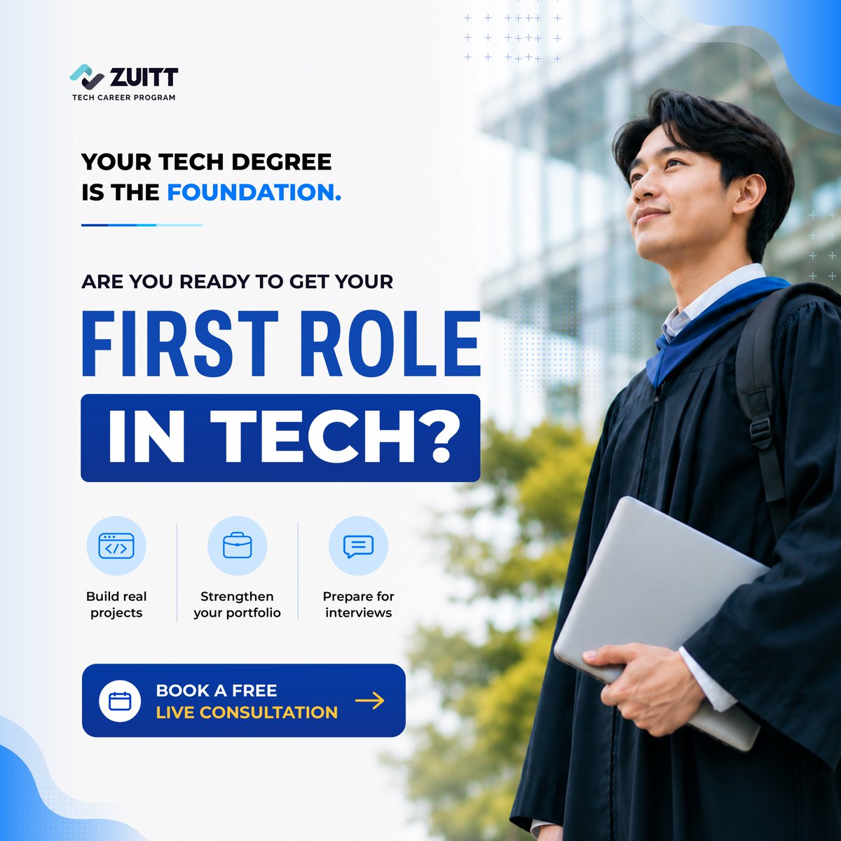 zuittco's tweet photo. An IT/CS degree gives you a strong foundation, but preparing for your first tech role requires practical experience and confidence in presenting your skills. 

Start preparing for your first tech opportunity.
https://t.co/RyHdFdRFBf

#Zuitt #FreshGraduate #WebDevelopment #coding https://t.co/n9CBObWGMz