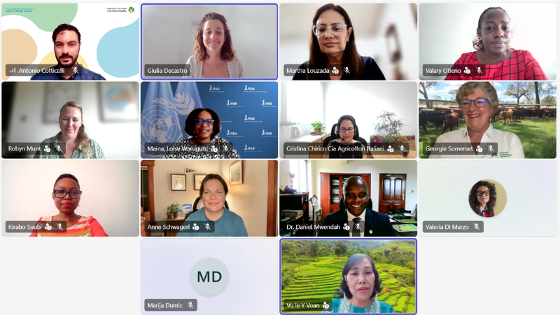 worldfarmersorg's tweet photo. Equal opportunities for #WomenFarmers are vital to advancing #Food security. From capacity building and access to resources to leadership and institutional change, discover the key insights from #WFO’s latest webinar.

🔗https://t.co/rI1V8lBQBn

#FarmersInAction #IYWF2026 #YearOfTheWomanFarmer @WFOPresident @IFAD @FAO @Cia_Agricoltura @kenaff_farmers @NFUtweets @GeorgieSomerset @NationalFarmers @NFUDC @SistemaCNA @KiraboSuubi @ICRW @ICRWAfrica
