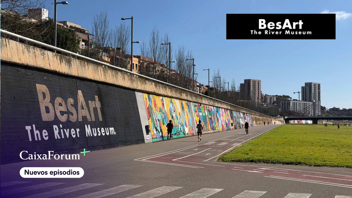 CaixaForum's tweet photo. Cinco nuevos títulos de la colaboración con “BesArt The River Museum” llegan en julio a #CaixaForumPlus. Con creaciones de Antón Seoane, Cranio, Slomo, Sator y David Marín, artistas que exploran la transformación del territorio a través del arte urbano.
➡ https://t.co/pm5bjI6EEi
