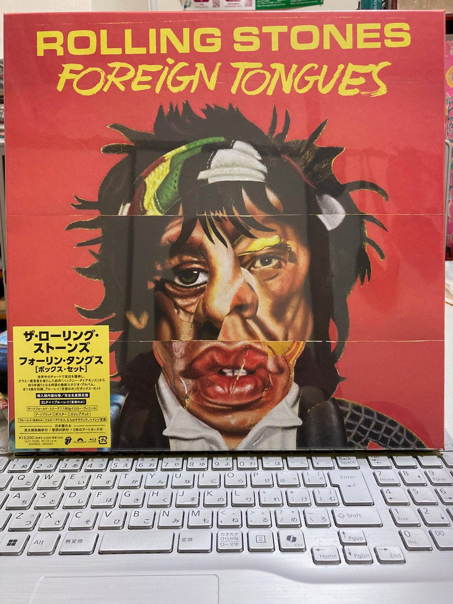 ザ・ローリング・ストーンズ『フォーリン・タングス』限定ボックス