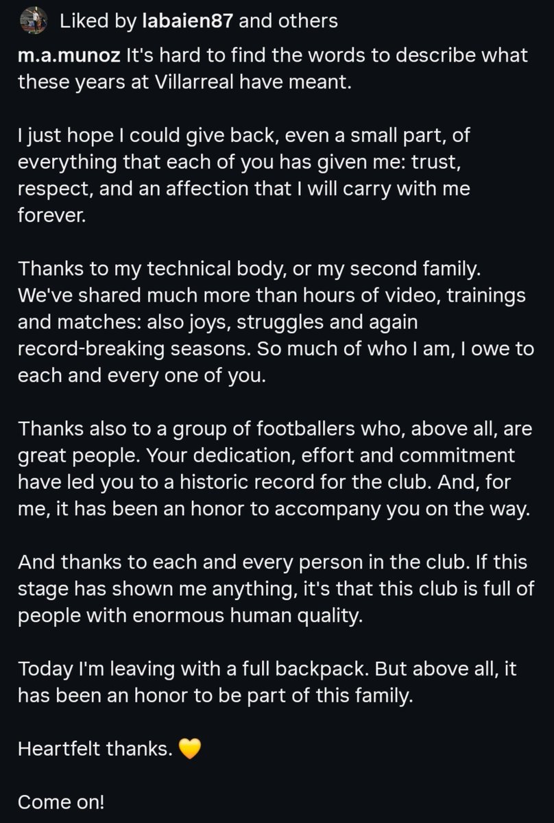 TheChelsZoneX's tweet photo. 🚨🔵 𝐉𝐔𝐒𝐓 𝐈𝐍: Miguel Ángel Muñoz has joined Xabi Alonso's backroom staff at Chelsea, taking up the position of Assistant Manager (Tactical Analyst).

He was previously at Villarreal. His goodbye post to Villarreal 👇🏽 

— https://t.co/iiRExPkWDqñoz on Instagram https://t.co/Tv4jrp4AyD