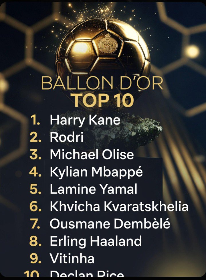 notlikeD69's tweet photo. Don't mind my Ai generation 

But my ranking is a more decent one and I can defend why I put each and every one of them in the position that they are

HARRY KANE IS THE MOST DESERVING OF THE 2026 BALON D'OR 

Tho for personal and club bias, I would let Rodri win it https://t.co/2eqN4RB8l2