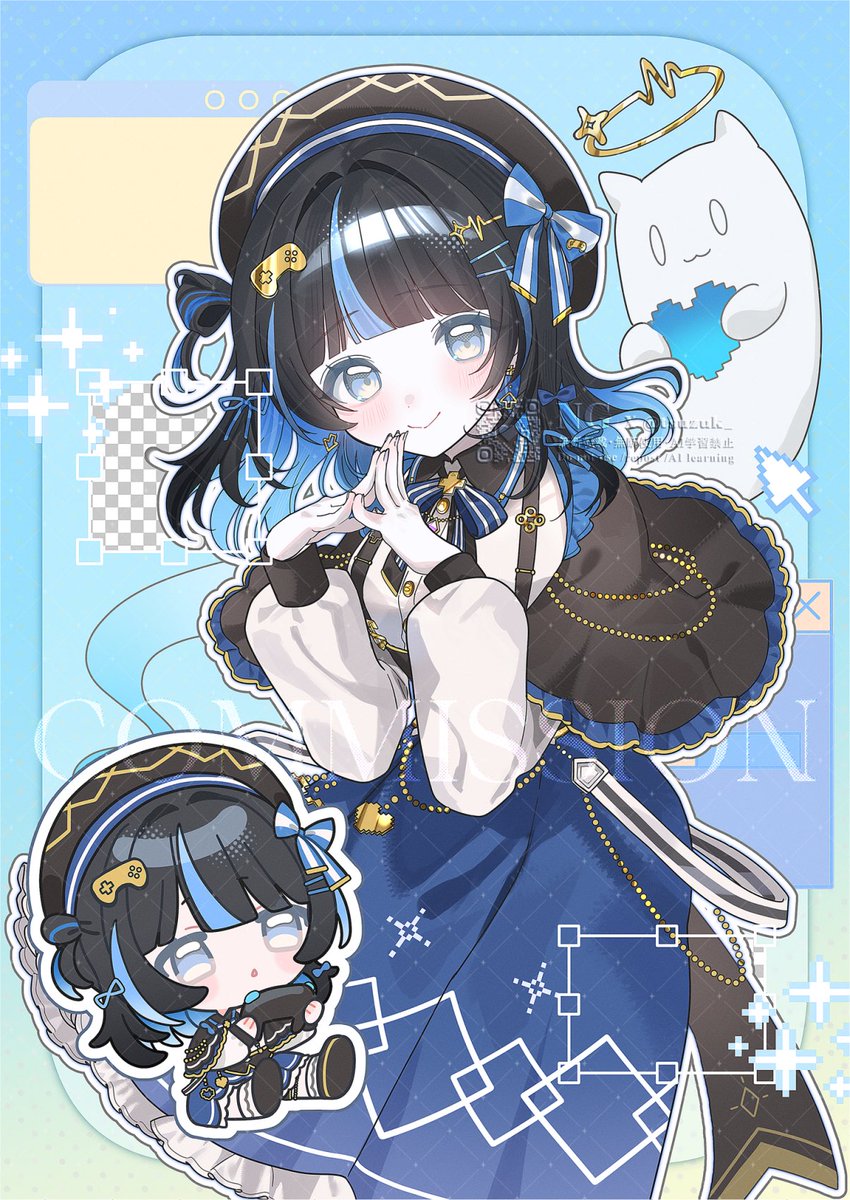 tsuzuk_'s tweet photo. skeb💙⋆͛ https://t.co/GIrUz0Ju5w