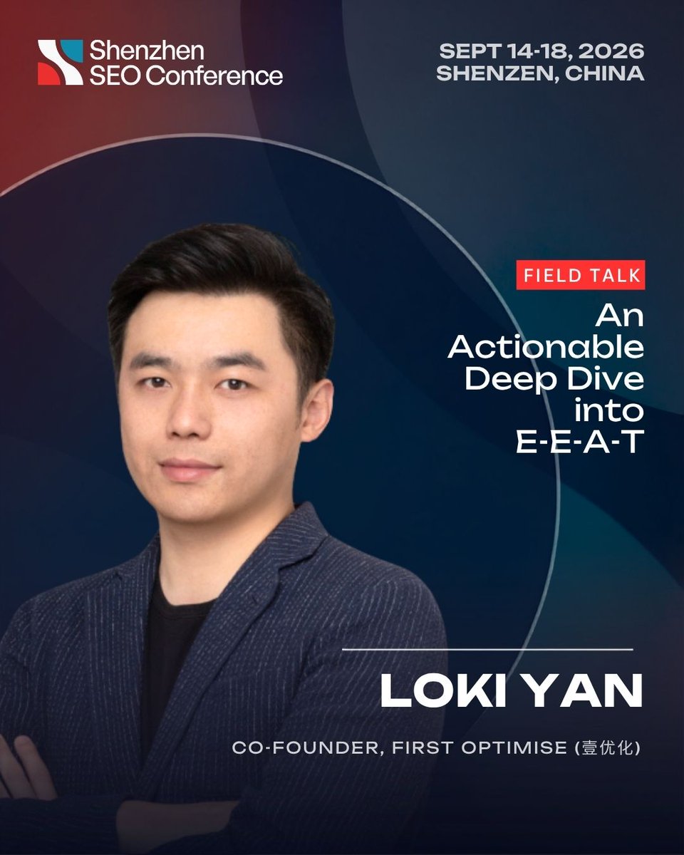 shenzhenseoconf's tweet photo. Today’s field talk speakers cover international SEO, B2B search, E-E-A-T, Korea SEO and APAC growth. Meet Doug Pierce, Victor Huynh, Loki Yan, Cristina Song and Jiyoung Lee! Looking forward to hearing their practical insights on cross market SEO this September. #seoconference https://t.co/PUSdKbr4GV