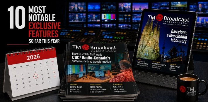 TM_Broadcast's tweet photo. 🔴🫣 10 most notable exclusive features so far this year

We bring together ten exclusive interviews, reports and specials covering the evolution of major broadcasters, new approaches to live production, the growing role of AI and cloud technologies, and some of the key trends currently redefining the industry

🔗 https://t.co/M8g6gtAINd