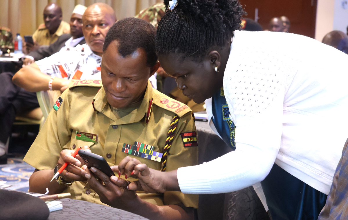 Midrifthurinet's tweet photo. In building safer communities, we are launching the Early Warning Early Response System #EWER107 App that enables real-time reporting of insecurity incidents nationwide and connects directly to relevant actors for swift and decisive action.

The #EWER107 system empowers communities, peace monitors, and security agencies to report, analyze, and respond to emerging peace and security threats through multiple reporting channels, including web, toll-free SMS code 107, and direct voice calls. 

Once information is shared anonymously, the responsible agencies immediately receive a pop‑up notification on their phones to enable a timely response. A dedicated team of specialists in the situation room monitors progress and tracks the status of interventions, ensuring that agencies provide coordinated and prompt feedback.

The launch is graced by Mr. Masoud Mwinyi, the Principal Deputy to the Deputy Inspector General - Administration Police Service, Rift Valley Regional APS Commander Mr. Josphat Njeru Nthiga, County and sub-county APS commanders, Nakuru County Peace Monitors, and other Civil Society Organisations, who were guided step by step on the system usability, from reporting to response to incidents reported.

Download the #ewer107 App here  https://t.co/qzjtjkVuLH 

#ewer107 #peace #security