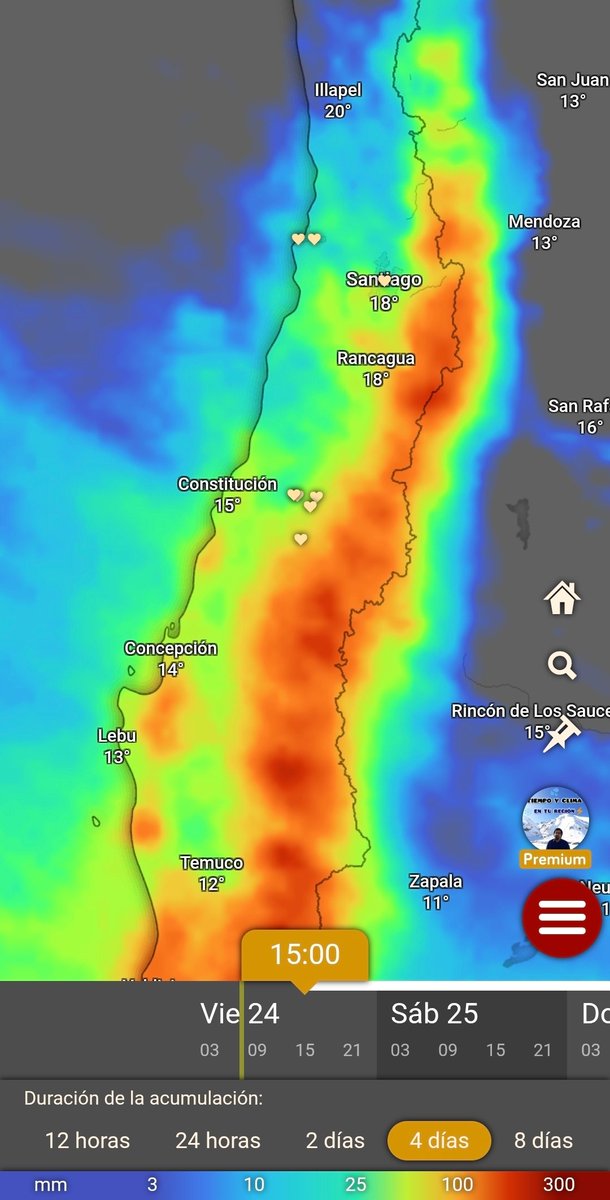 EdoWeatherman's tweet photo. Fin de semana lluvioso y con isoterma alta.

Toda esa zona marcada en la imagen, será la responsable de la lluvia, el viento y las tormentas eléctricas de este fin de semana.

Mañana se espera la primera parte de esta zona con precipitaciones de intensidad variable en la zona central y probables tormentas en la zona sur.
El domingo ingresa parte más activa con lluvia, viento y tormentas. Las ⛈️ pueden alcanzar hasta región de Valparaíso y el lunes sur de Coquimbo.

La isoterma estará sobre los 2500-2800 msnm el fin de semana, cuidado porque caerá agua en la nieve ya acumulada.
No sea irresponsable como el chino y las tías del jardín, no se exponga yendo a la cordillera. 

Montos variable de agua, sobre 20-40 mm en gran parte de la zona central. Sin embargo, la cordillera puede superar los 100 mm, entre agua y nieve. 

En seguimiento evento de próxima semana.