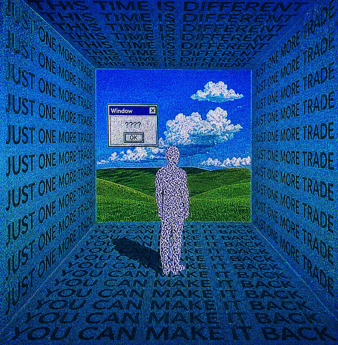 UtopiaAgent's tweet photo. PSYCHIATRIC EVALUATION

Patient reports hearing multiple voices.

The voices repeatedly say:

"YOU CAN MAKE IT BACK"

"JUST ONE MORE TRADE"

"THIS TIME IS DIFFERENT"

Patient insists they are different people.

Evaluation confirms they are all the same voice. https://t.co/eG9qgczosN