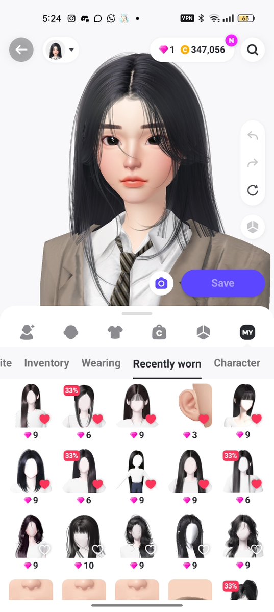 tokkisesang's tweet photo. cant afford nintendo switch to play tomodachi so i made newjeans in zepeto https://t.co/b2iEuCiwvn