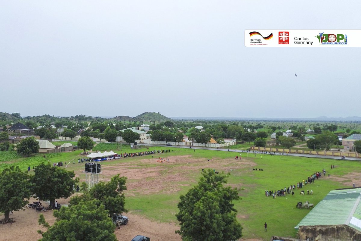 JDPIMaiduguri's tweet photo. ⚽SCORING PEACE: Football Uniting Communities Beyong the Final Whistle🕊️🤝 

Football brought together 20 communities across Hong &amp; Michika LGAs, Adamawa State to celebrate unity, friendship, and peaceful coexistence through the Scoring Peace Football Tournament.

#ScoringPeace https://t.co/PnuLg8VPQb