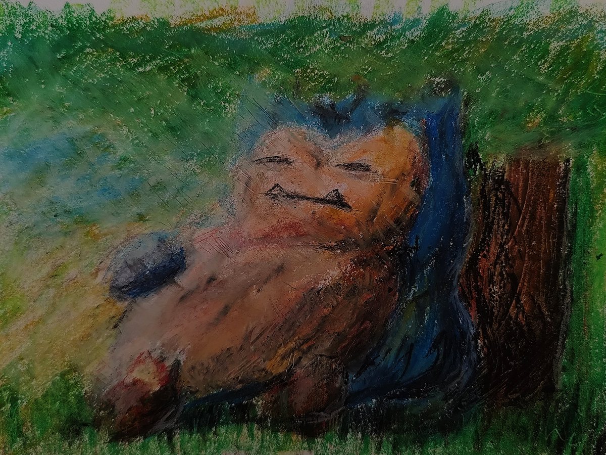 yfU91yt5Xk22374's tweet photo. カビゴン。
Snorlax. 

​#Pokemon #PokemonFanArt #Snorlax #カビゴン #ポケモン #ポケモンファンアート #クレヨン #イラスト #アナログアート #CrayonArt #CrayonDrawing #AnalogArt https://t.co/Kf9Pz4ErKk