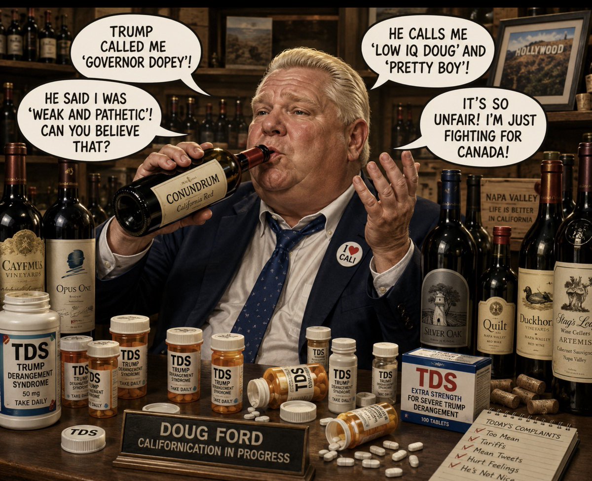 CoCa827C's tweet photo. @Tablesalt13 He must of been dipping into all that California wine in “storage”. https://t.co/ltN3sVDSNP