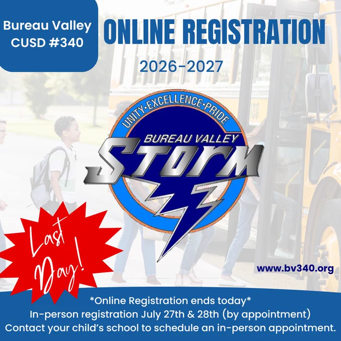 Last Day for Online Registration Reminder