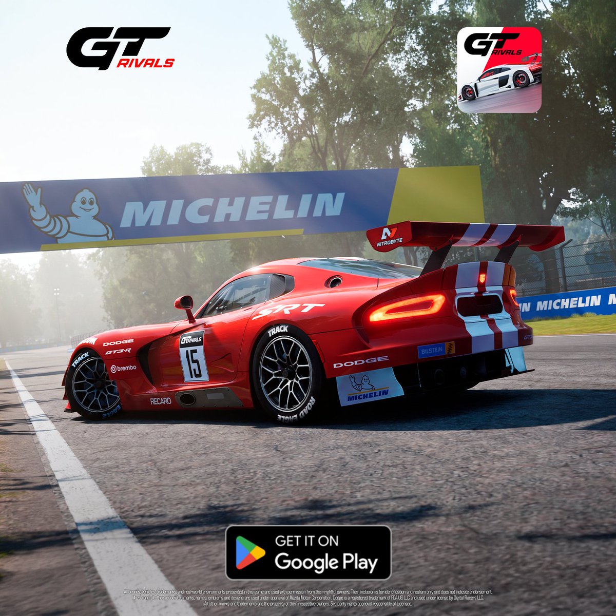 GT_Rivals's tweet photo. Dodge Viper SRT GT3-R 2015

Built with Riley Technologies, the Dodge Viper SRT GT3-R transformed one of America’s wildest road cars into a true endurance racer.

Read more: https://t.co/C9FFHUdgQY https://t.co/7J4bFEVRge