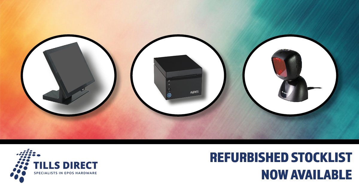 TILLSDIRECT's tweet photo. Who’s looking for a cheeky little bargain?

Our cost-effective refurbished options might just be what you’re after.

Take a closer look at our refurbished stocklist to spot some absolute steals…

https://t.co/blCUpj2Mdm

#FridayFeeling #FridayVibes #POS #EPOS #Refurbished https://t.co/nweSyGZOei