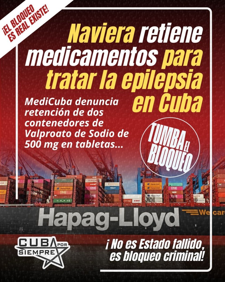 ArielMA1963's tweet photo. Abajo el bloqueo criminal de Estados Unidos contra Cuba. https://t.co/4sPcwkQacc