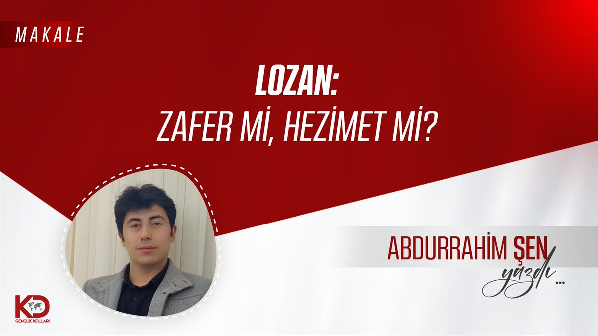 kdgenclik's tweet photo. Lozan: Zafer mi, Hezimet mi?

🖋️ "Lozan'a İslâm akidesi açısından bakıldığında, bu antlaşma sadece sınırları değil, ümmetin birliğini temsil eden Hilâfet'i de hedef almıştır."

🖋️ "Hilâfet'in kaldırılmasıyla Müslümanlar tek bir siyasi otoriteden mahrum bırakılmış, İslâm beldeleri parçalanmış ve ümmet ortak hareket etme gücünü kaybetmiştir."

🖋️ "Ümmetin yeniden izzet ve birliğe kavuşmasının yolu, Allah'ın Kitabı ve Resûlü'nün sünnetiyle hükmedecek Râşidî Hilâfet'in yeniden kurulmasındadır."

➡️ Makaleye linkten (https://t.co/2CDtuQVnlJ) ulaşabilirsiniz.