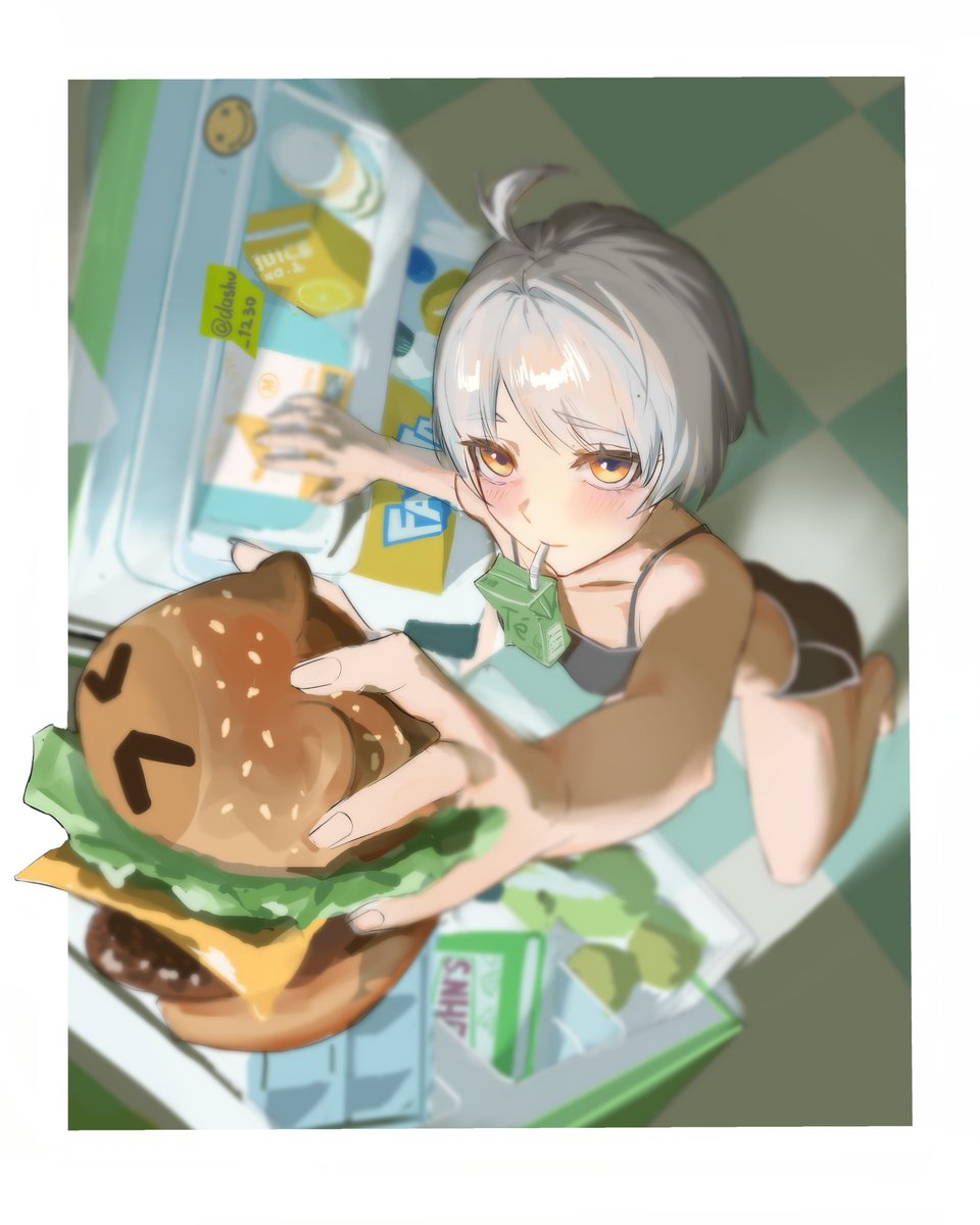 dashu_1230's tweet photo. Caught Anby raiding the fridge at 3 AM... What are you doing?

#ZenlessZoneZero #ZZZ #Anby
#ZZZFanart #ゼンゼロ #AnbyDemara #绝区零 #fanart #animeart https://t.co/gRcpMezaeH