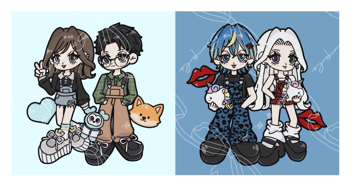 IVx213's tweet photo. 3等身イラスト描きます✒️ꪑ

通常料金┋1200p (1人)
通常納期┋～3週間以内

その他早期や小物等のオプション
テンプレはALTに記載してます🔖

ご依頼の際は固定ポストのALT必読の上
DMよろしくお願い致します💌♡

#有償依頼  #有償依頼受付中  #イラスト依頼  #量産依頼  #量産イラスト https://t.co/r1ngJrty3F