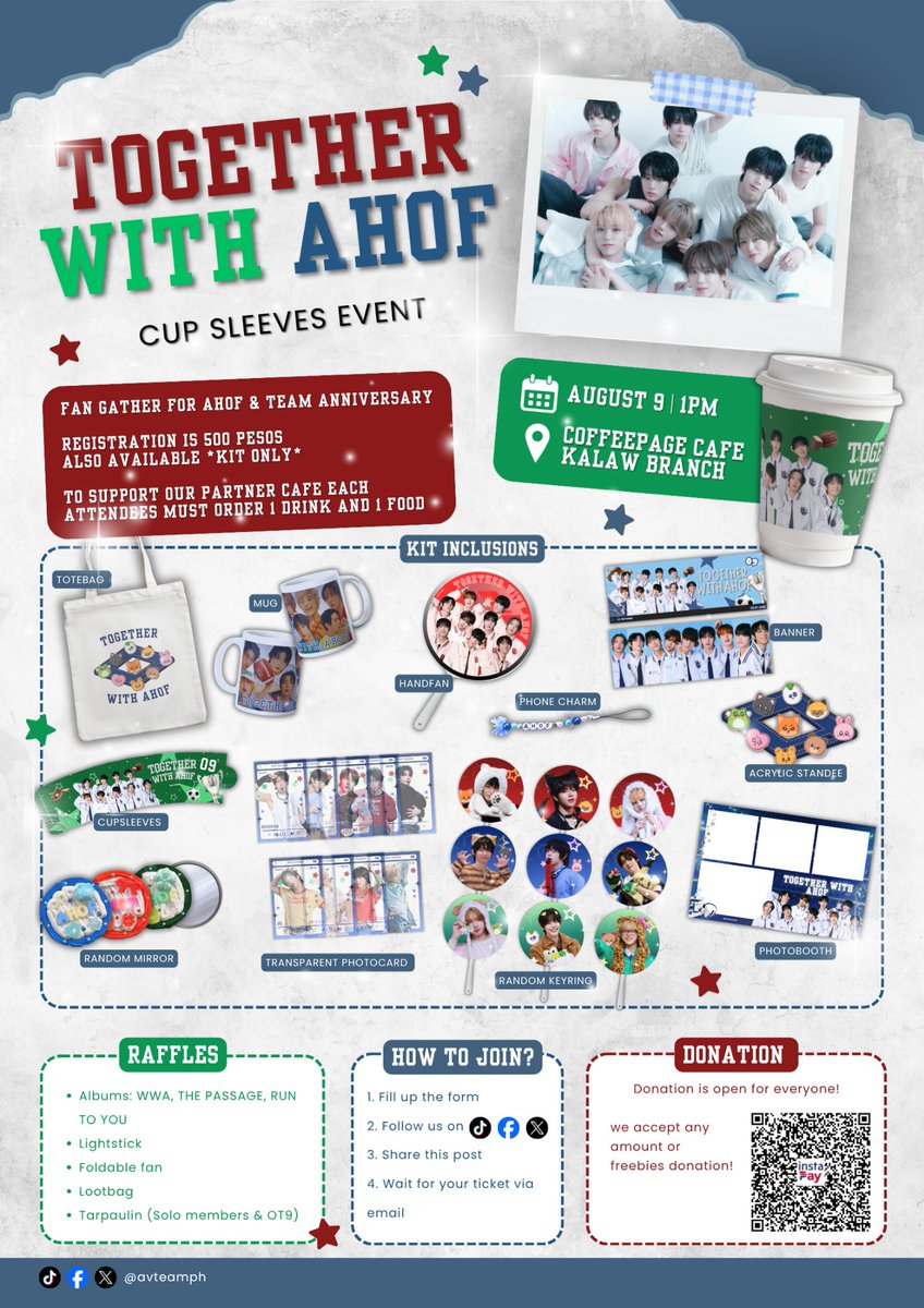 ahofvtph's tweet photo. 📢 EVENT UPDATE!

Please take note that our event venue has changed. Kindly check the updated poster for the new venue details before registering.

✨ Good news! We still have slots available! Don't miss the chance to celebrate with fellow FOHAs, enjoy exclusive freebies, games, and create unforgettable memories.

Register now before all slots are filled!

Form 🔗: https://t.co/FLJGeN9uKa

#AHOF #아홉 #AVTEAMPH #TOGETHERWITHAHOFCSE2026 #CUPSLEEVESEVENT
