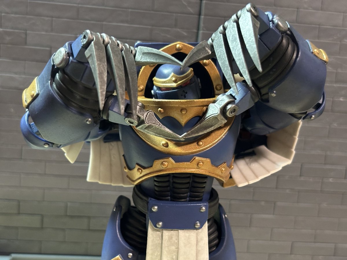 Fullswingutaro's tweet photo. Terminator-Chan?!?!

#Warhammer40k #Ultramarines #Joytoy https://t.co/sX4EC4ORQi