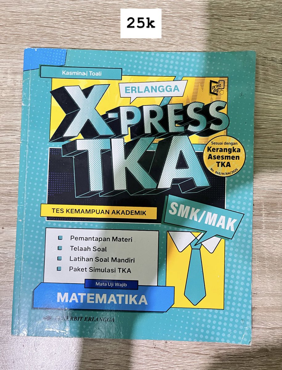 M4NDSZA's tweet photo. #WTS preloved buku persiapan TKA &amp; UTBK 

dom jagakarsa
bisa shopee, lion parcel, split pay 
detail by dm 

#wangsit #tka #utbk https://t.co/NFn2K7szDw