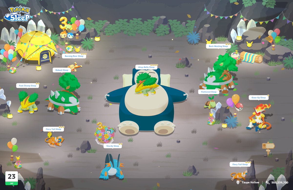v_Libranran's tweet photo. #ポケスリ3周年をみんなで
#PokemonSleep3rd
御三家オンリーリサーチ！
Sinnoh starters and their evolutions ft. Swampert https://t.co/ee69ftJdLl