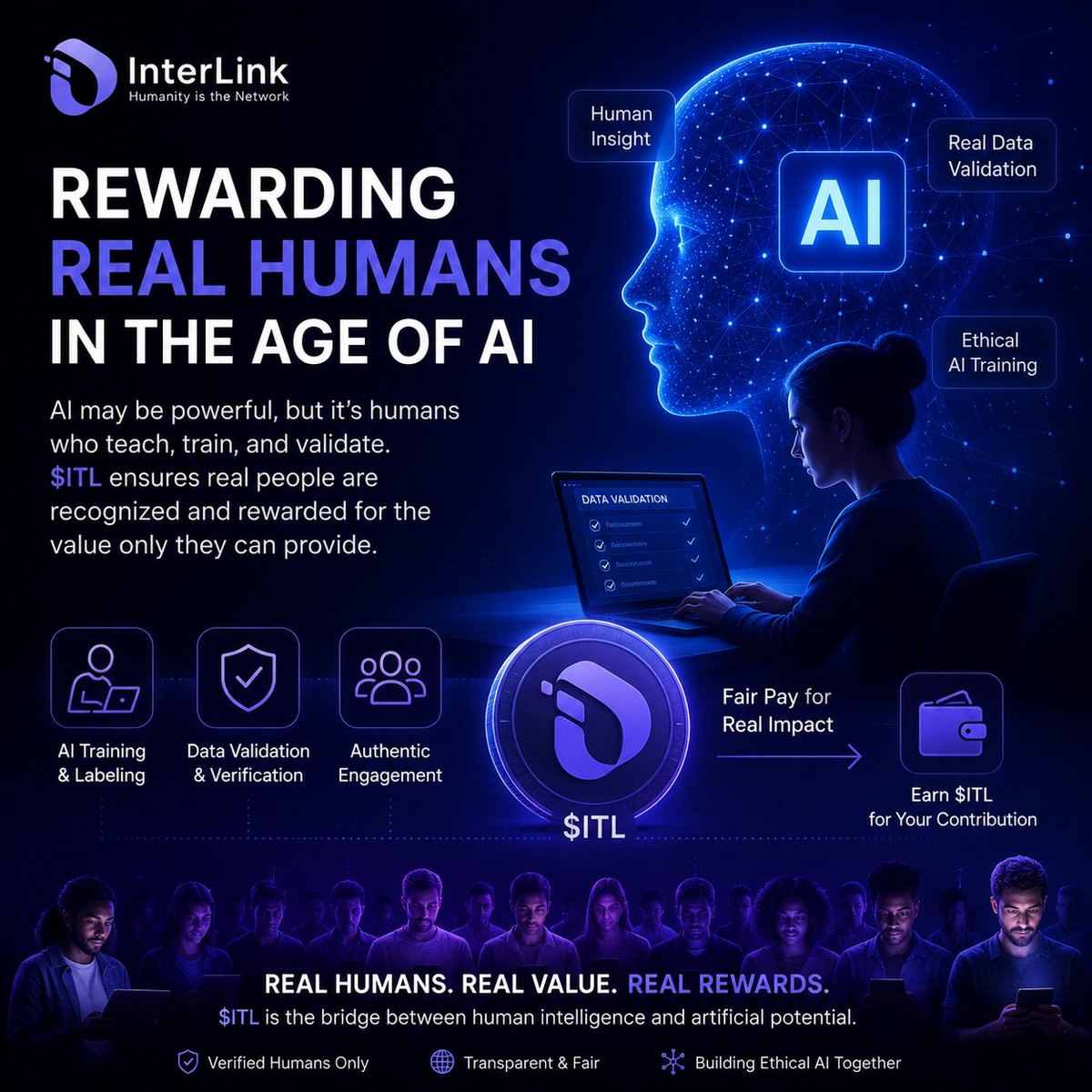 vinod245686's tweet photo. 🤖 AI is only as valuable as the humans who train, verify, and improve it. $ITL rewards real people for powering the future of trustworthy AI.

#InterLink #ITLG #ITL
#InterLinkSeoulPrivateMainnet

@reina_itl @chakri_prince11
@kv_interlink @Joel_Dupalco
@inter_link @itl_fdn https://t.co/1hH7QKNTZm