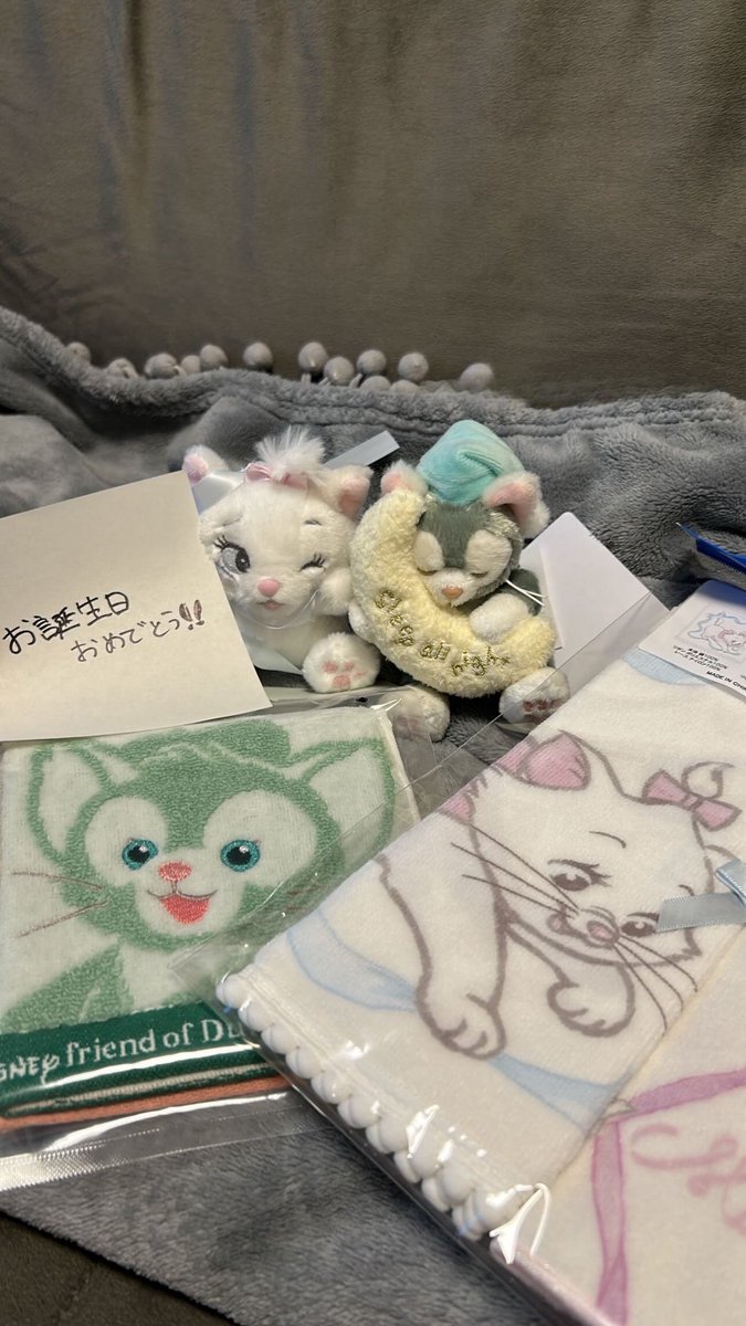 roze_0315's tweet photo. 同居人がランドとシーに行ってて、お願いしてたお土産（誕プレ）買ってきてくれた💖🥹

7/20で26歳になりました😸 https://t.co/KT1pBgSWaB