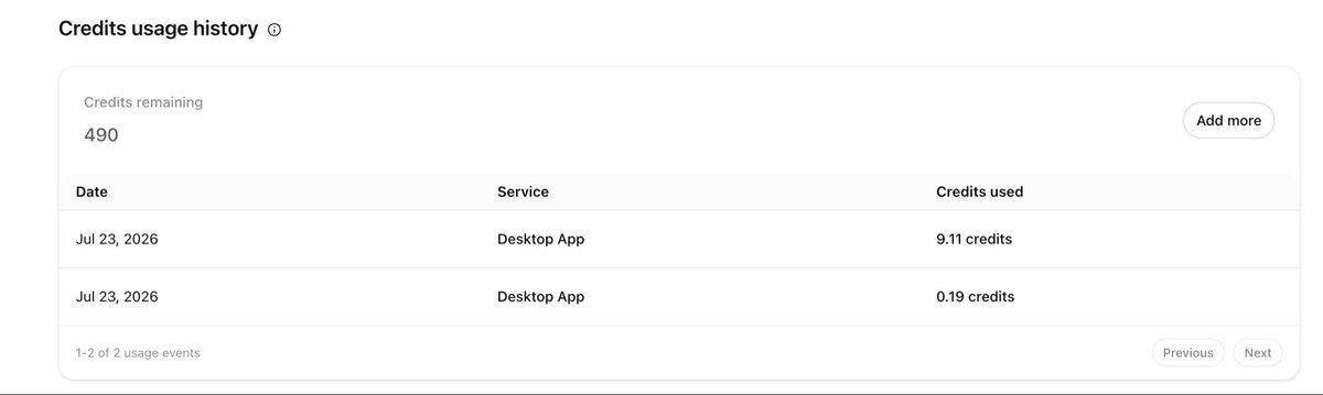 unisback's tweet photo. Just top up $20 for 500 credits and  after few hours, the codex / ChatGPT desktop app shows upgrade available so I clicked on restart to upgrade then 10 credits are gone? I did not send any message . codex automatically sent them? 😴 @thsottiaux @ChatGPTapp https://t.co/THGEWCptwY
