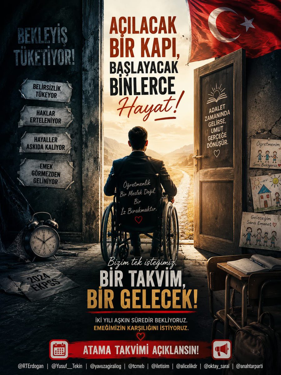 zzms34's tweet photo. Bir annenin duası, bir öğretmenin umududur. O umudun karşılık bulmasını bekliyoruz.
🌸
@RTErdogan @EmineErdogan @Akparti @Yusuf__Tekin @fuatoktay @tcbestepe @oktay_saral @iletisim @tcmeb
#YusufTekineGüveniyoruz #2024EKPSSÖğretmenleri https://t.co/4uWh3AzUfY