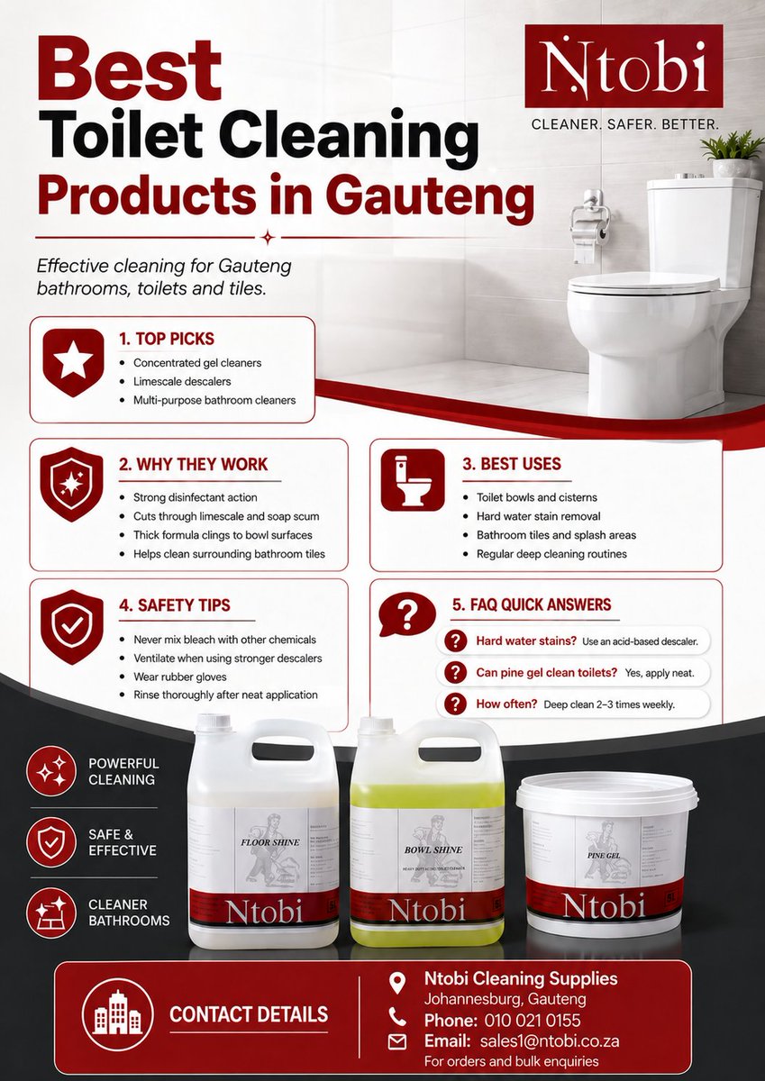 NtobiCleaningSA's tweet photo. Best Toilet Cleaning Products in Gauteng https://t.co/MEytEQe0Ub #cleaning #weather #traffic #netflix #prime #rugby #gauteng #winter #ntobicleaning https://t.co/f0XSU3sOUu