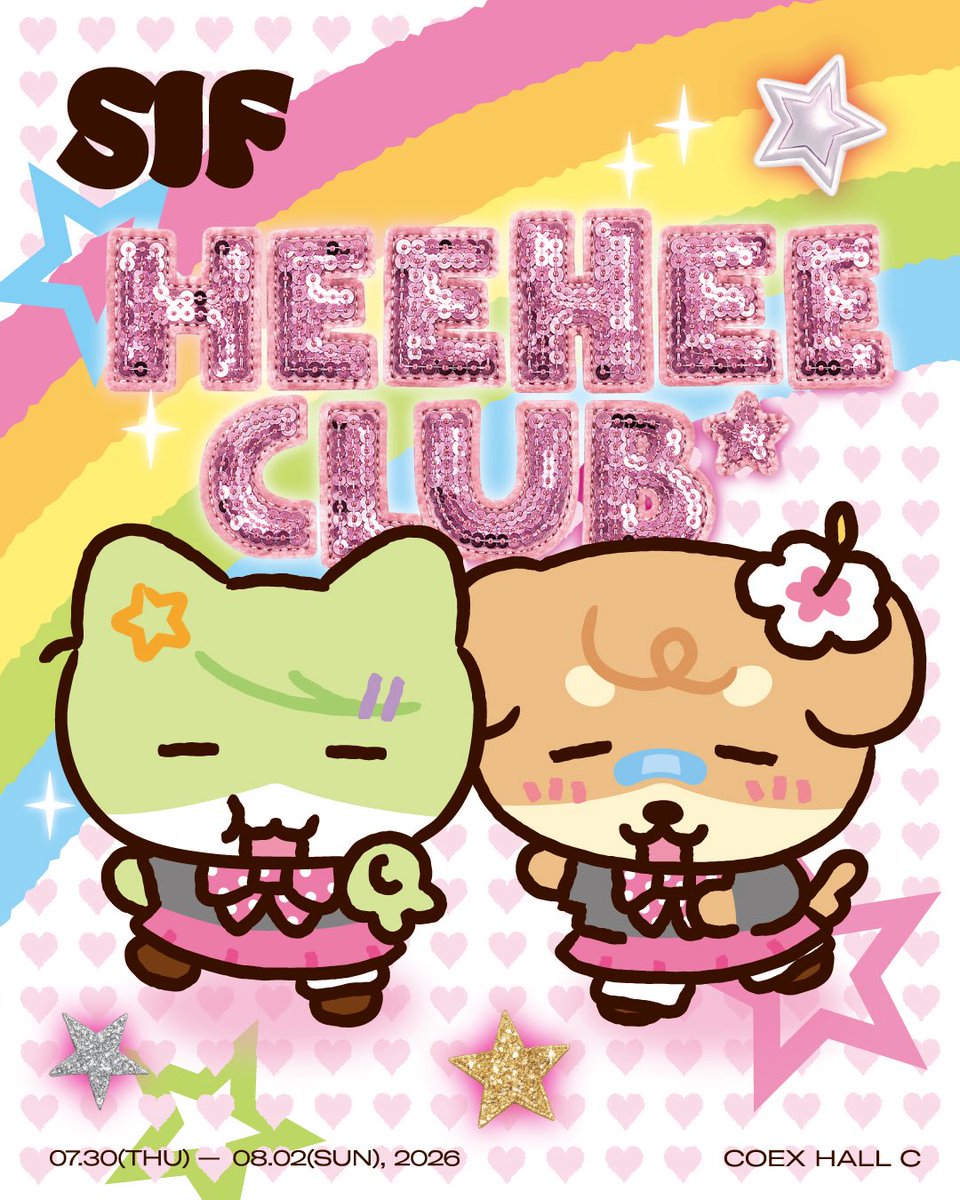 heeheeclub's tweet photo. RT) 두 분께 티셔츠를 보내드립니다 🫶🏻

서울 일러스트레이션 페어 인포 ˚₊·—̳͟͞͞♡

서일페 때는 비가 오지 않기를 바라면서 !!!
다음주에 만나요 여러분 !!!

💌 7/30-8/02 코엑스 C홀 [ S13 히히클럽 ] https://t.co/T0GlEEQPFz
