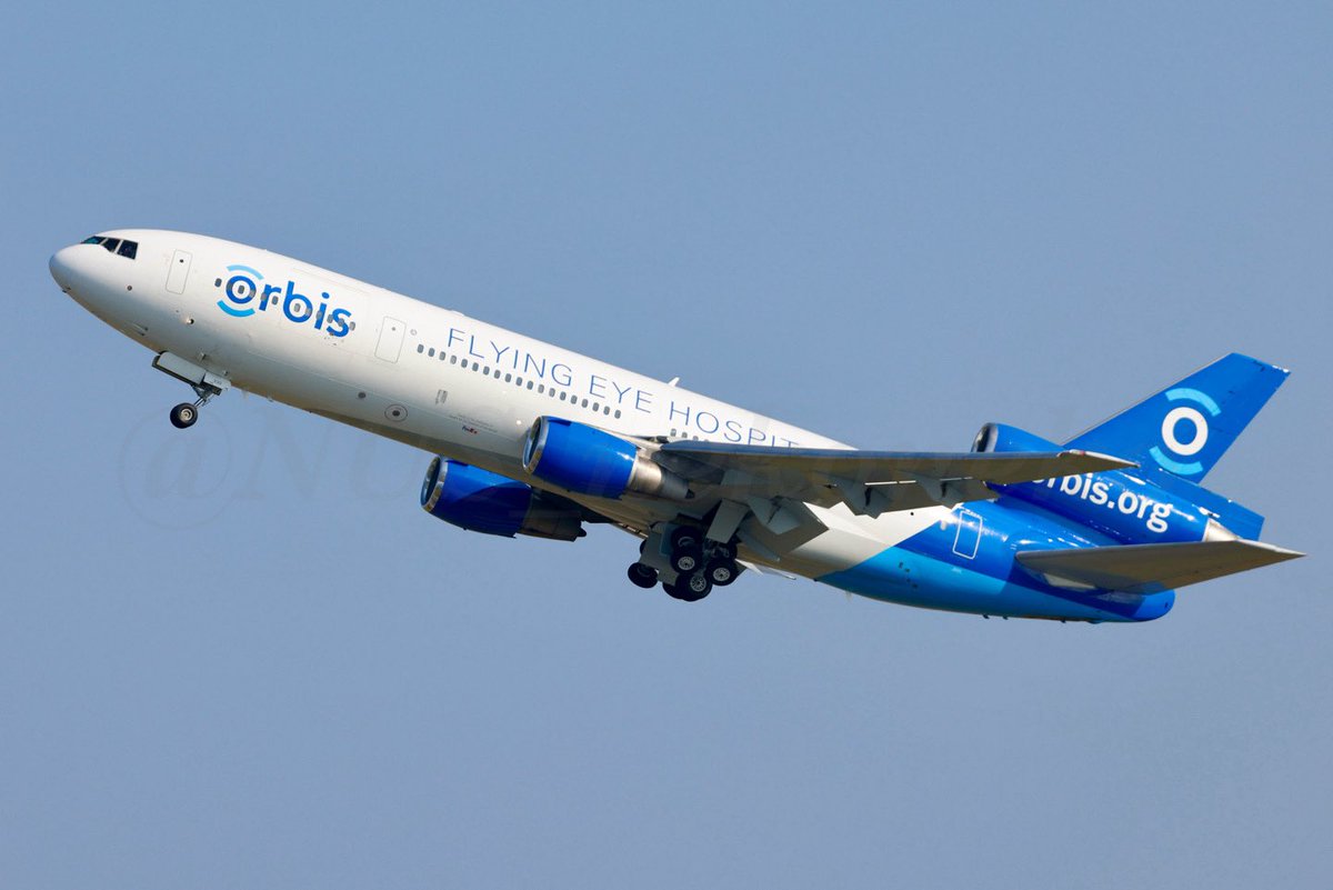 NYS_nekoneko's tweet photo. 2026/07/24
ORBIS FLYING EYE HOSPITAL 
McDonnell Douglas MD-10-30F
N330AU
関西国際空港/RJBB

空飛ぶ眼科ことオービスを撮影したく、1年ぶりの海関空参加へ。
前回飛来した時はタキシングしか撮れてなかったので、離着陸が撮れて大満足。
夏らしい写真も。
暑い中撮影された皆様、お疲れ様でした。 https://t.co/NNB2awpakk
