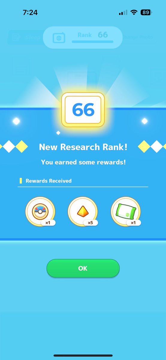 huskystar77's tweet photo. Rank up! #pokemonsleep3rd https://t.co/DkiiCmYNrf