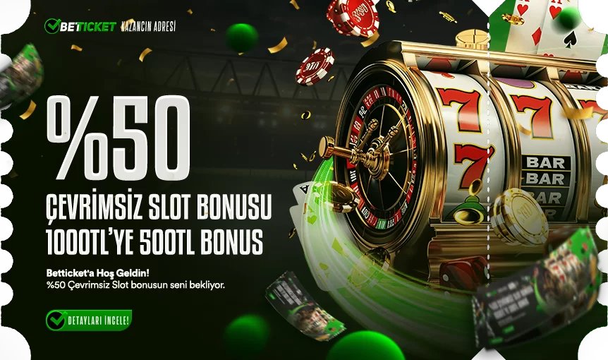 interieur_dz's tweet photo. 🔥 ÇEVRİMSİZ %50 SLOT BONUSU! 🔥

Slot oyunlarında tam %50 Çevrimsiz Bonus seni bekliyor! 🎰💎

✨ Öne Çıkanlar:• Çevrim şartı YOK! (1x Ana para yeterli) • Bonusun 20 KATI çekim imkanı! • 1000 TL'ye 500 TL Bonus 💰
Giriş : https://t.co/YSwpWTl2I3

#betticket #bet https://t.co/ISTWmab3dz