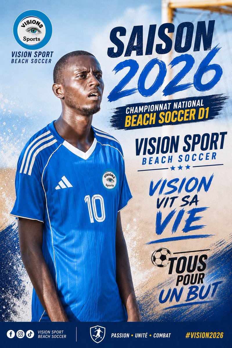 morcelo12's tweet photo. C’est parti pour une nouvelle saison en première division du Championnat National de Beach Soccer🇸🇳 avec le club VISION SPORT BS.
Nous souhaitons hisser l’équipe au sommet et atteindre les objectifs de cette saison.

#beachsoccer #beachsoccerworldwide https://t.co/BJM29RO6qO