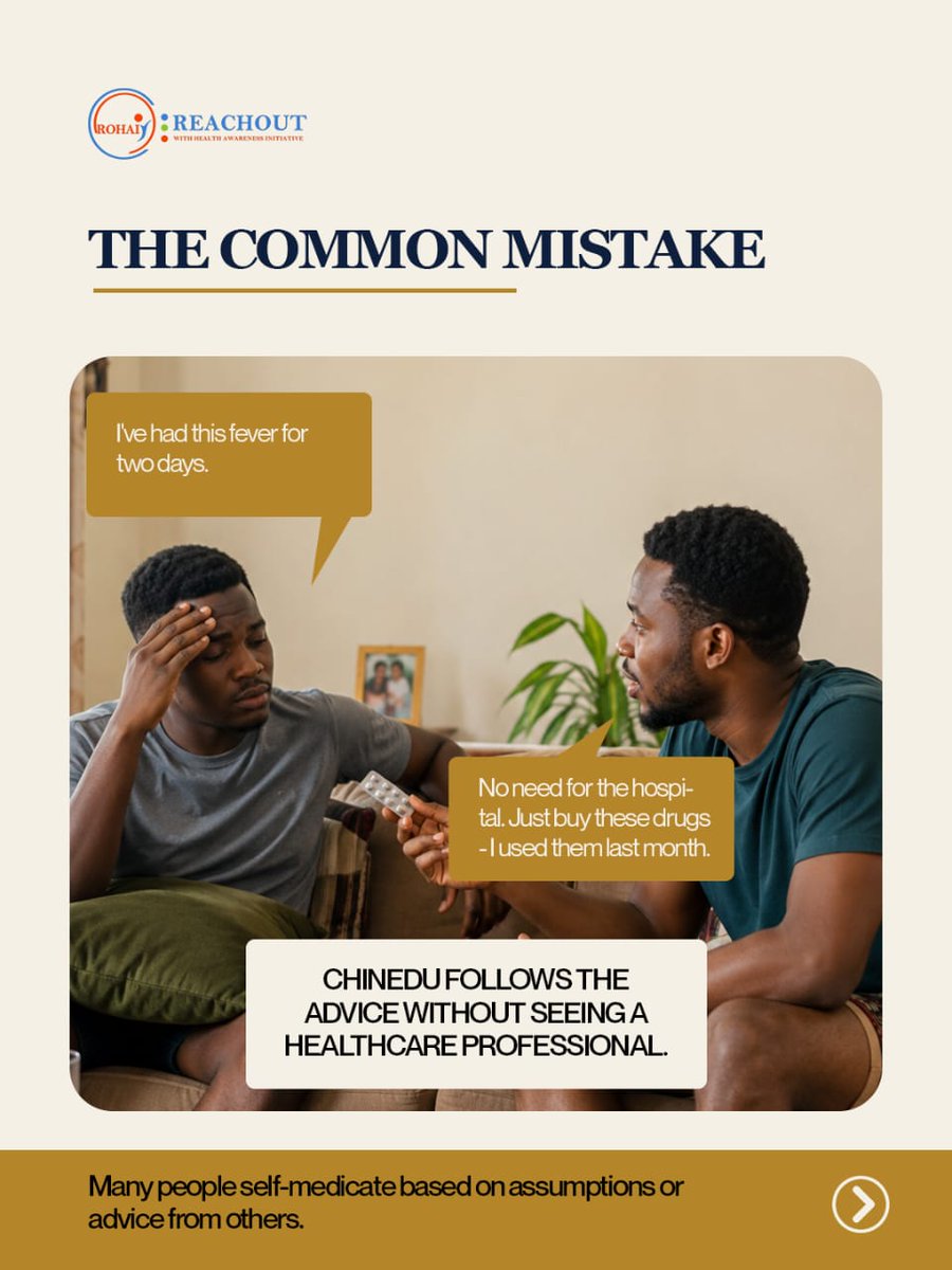 rohai_ng's tweet photo. Don't guess. Get diagnosed.
Self-medication can delay treatment and put your health at risk.
ROHAI invites you to take the pledge to seek professional diagnosis before taking medication.
#HealthyCommunities #ROHAI #SeekProfessionalHealthcare https://t.co/MQsye1zcs9