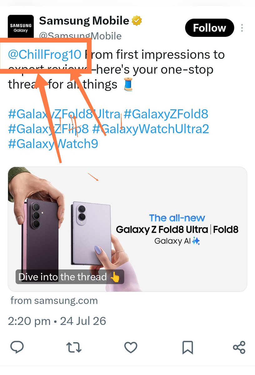 FROG tweet media