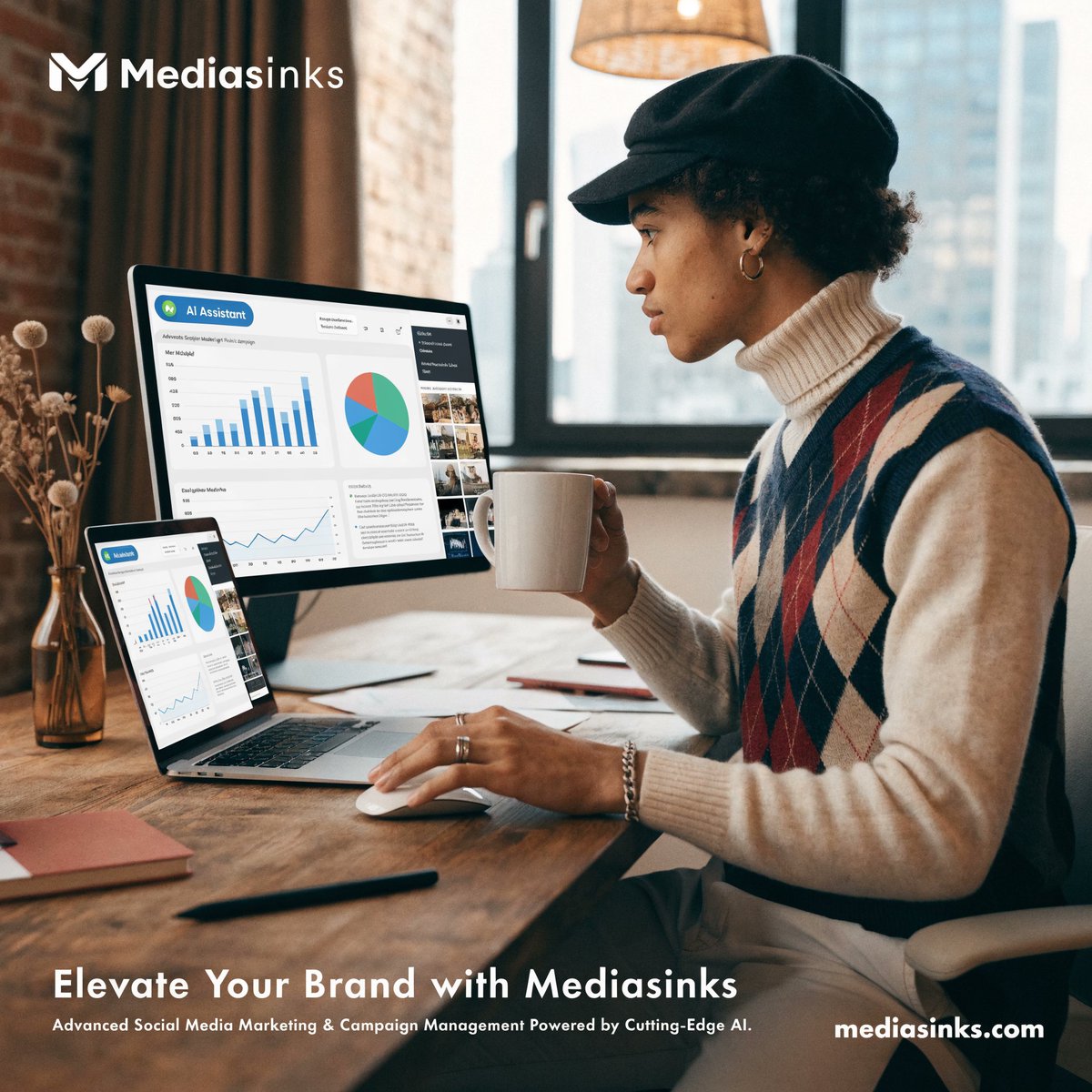 picklescloud's tweet photo. 🚀 Elevate your brand with Mediasinks! 🌟 Experience seamless social media marketing and campaign management powered by cutting-edge AI integration. Transform your online presence🌐

Visit 📍 https://t.co/2Yf716YuOU 

#SocialMediaMarketing #AIMarketing 

#DigitalMarketing #SEO https://t.co/2ymgijqm91