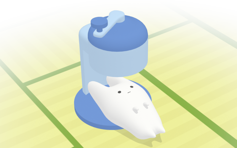 tamagarugo's tweet photo. かき氷を待つウサギ https://t.co/nFKGpkQy4A