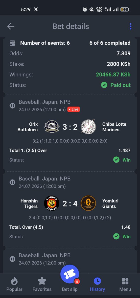 Sportsbet001's tweet photo. Boooom💥 Boooom💥 Champe we have Another win 🔥🔥🔥🤑🤑🤑🥳🥳 Congratulations to those who trusted &amp; Placed 👏🏾👏🏾👏🏾😋😋💪🏾 More Wins Incoming 💯✅ https://t.co/LyoW4TTvZs
