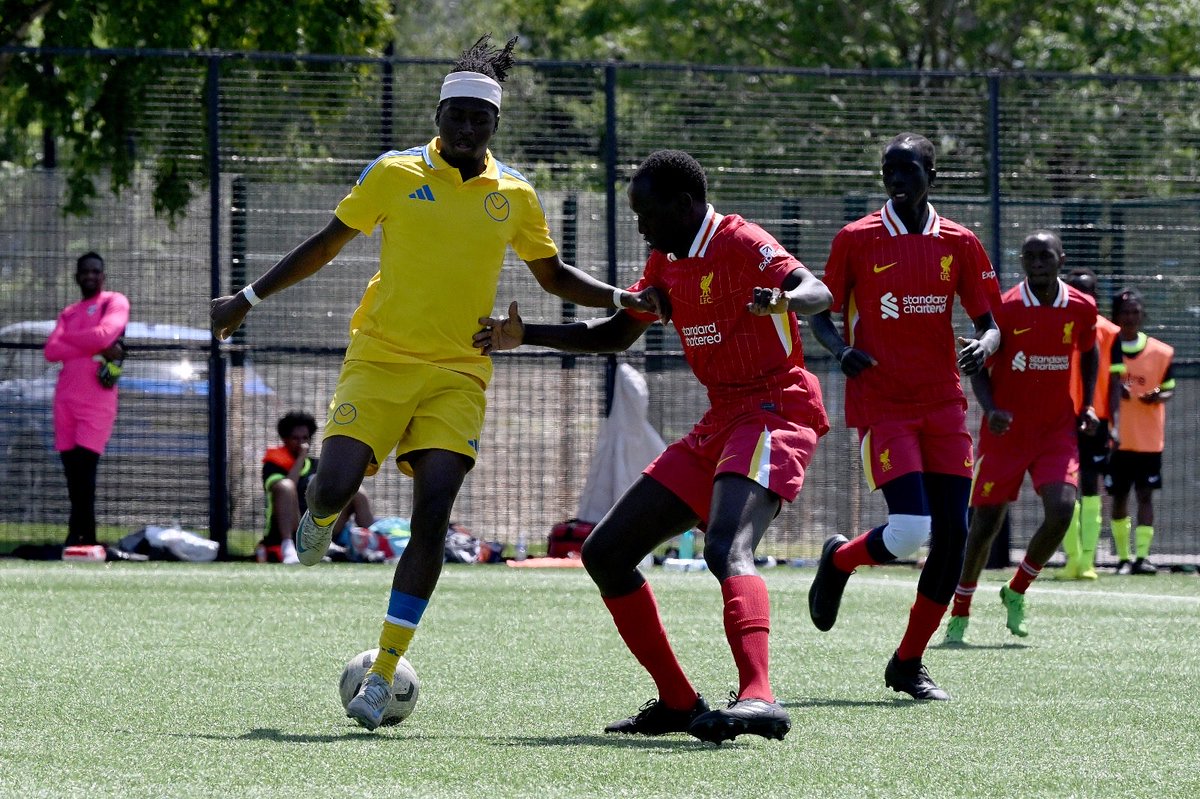 Trezegu37451482's tweet photo. I played in the refugee World Cup at the Liverpool training Ground 2025 https://t.co/KrqoHsEyBL