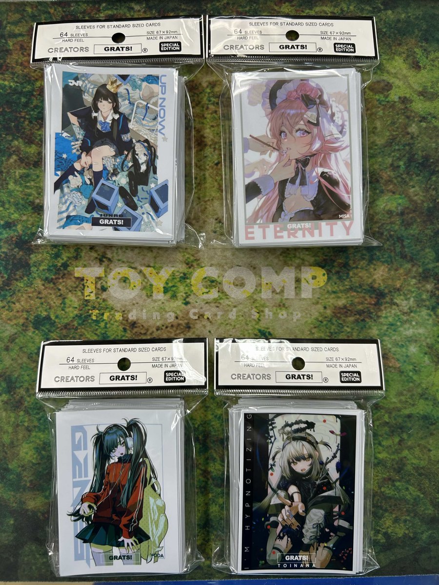 GRATS 新作スリーブ入荷しました✨！！ 7/25（土）発売