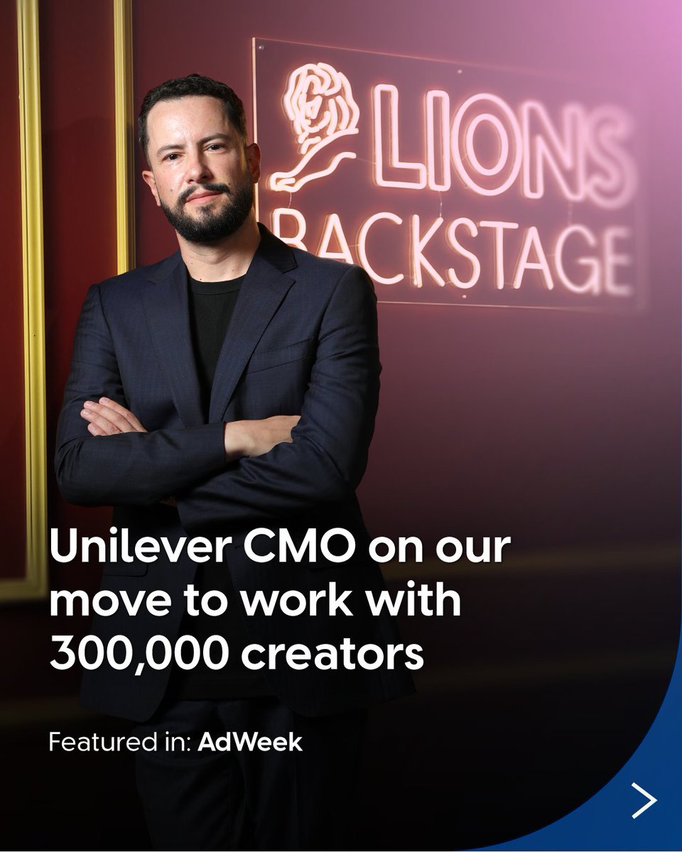 Unilever's tweet photo. .@AdWeek explores how Unilever has scaled up social-first marketing.

CMO Leandro Barreto shares lessons learned and how we’re using moments like the FIFA World Cup 2026™ to test and scale capabilities across our brands.

Read more: https://t.co/Y1dQlrWnXe

#UnileverBrands https://t.co/t2hArFkQAX