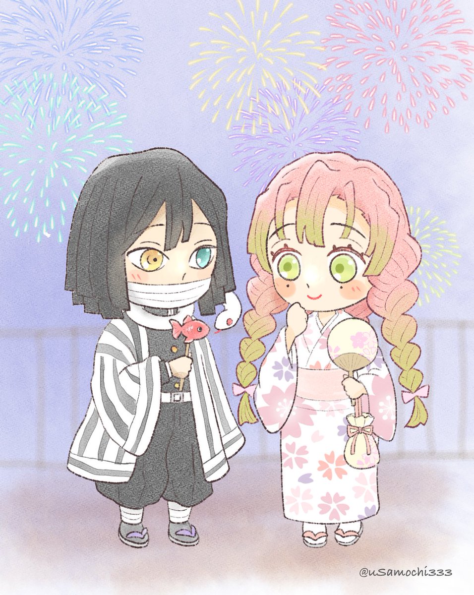 uSamochi333's tweet photo. おばみつ真ん中バースデーおめでとう🐍🍡🎂 https://t.co/asvpUAmiCA